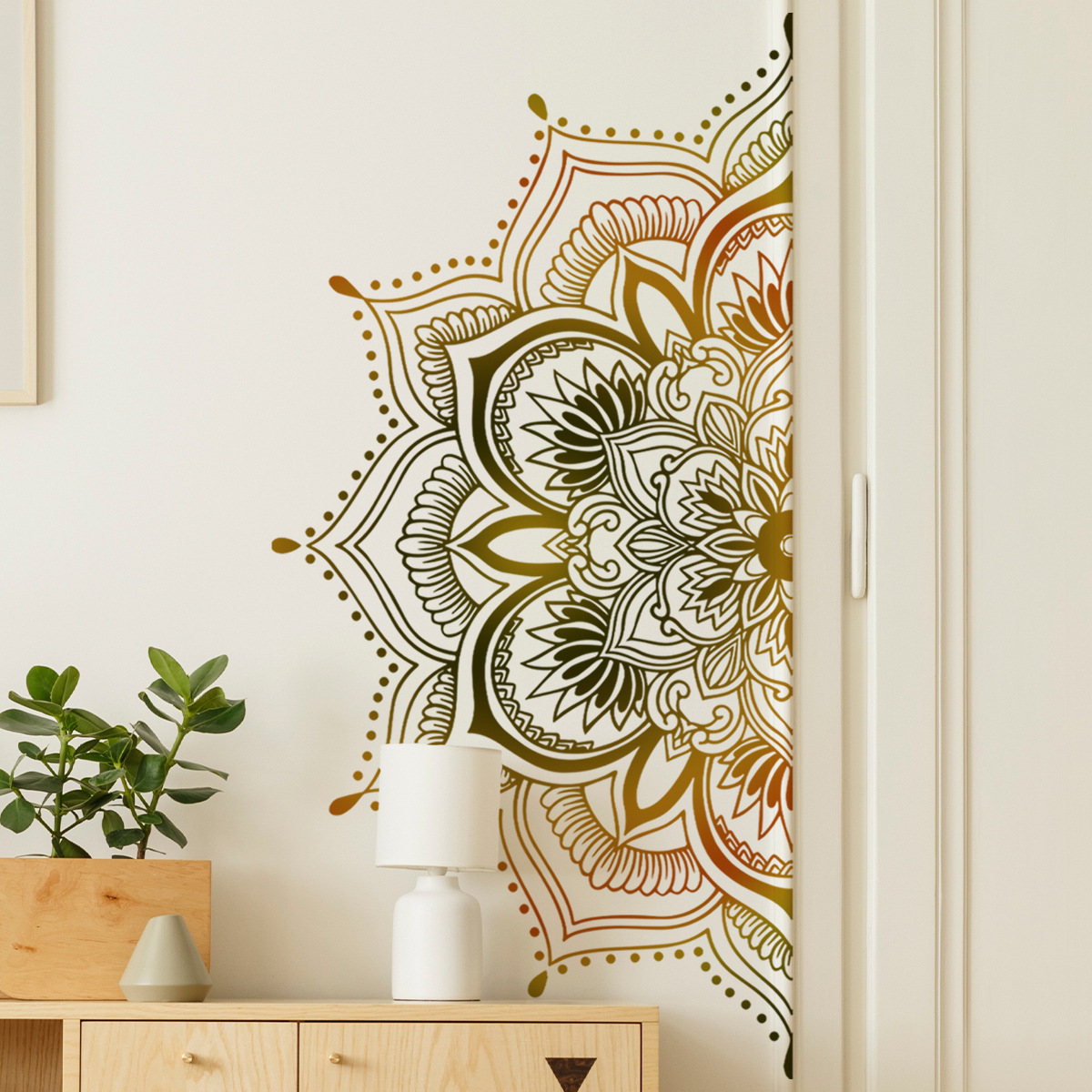 Monstera Thai Constellation - Adesivo da parete artistico in PVC