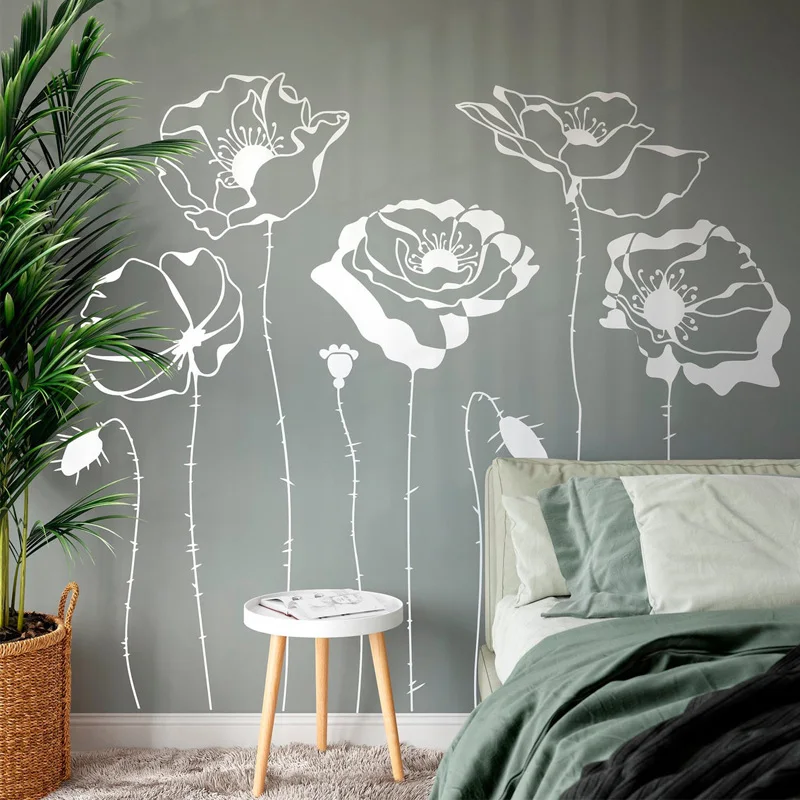 Monstera Thai Constellation - Poppys Flower Wall decalcomanie Plant Vinyl