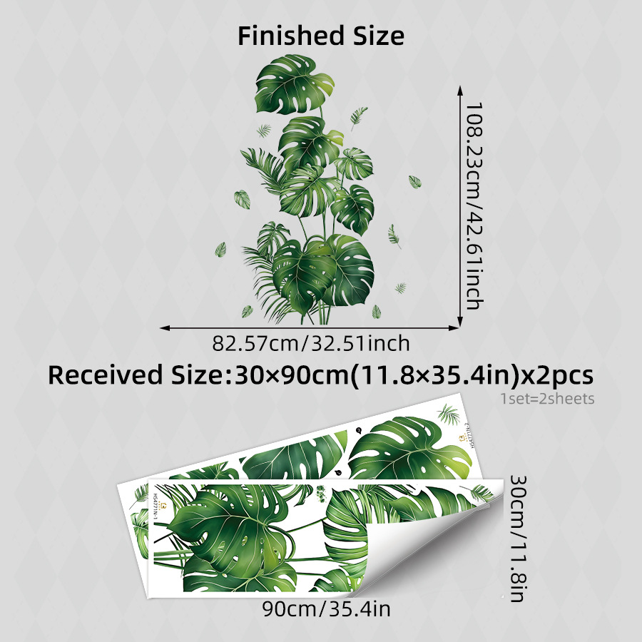 Adesivi Murali con Foglie Verd - Monstera Thai Constellation recensione e prezzo